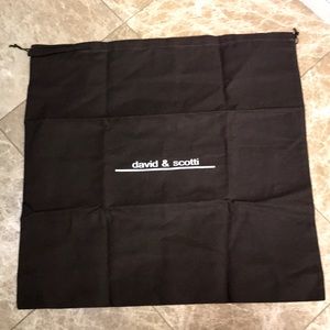 NWOT david & scotti dust bag